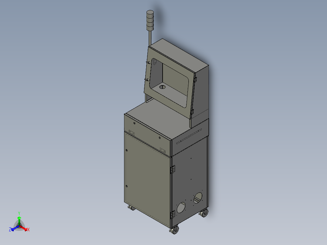 B2004622-移动控制柜正等轴测图