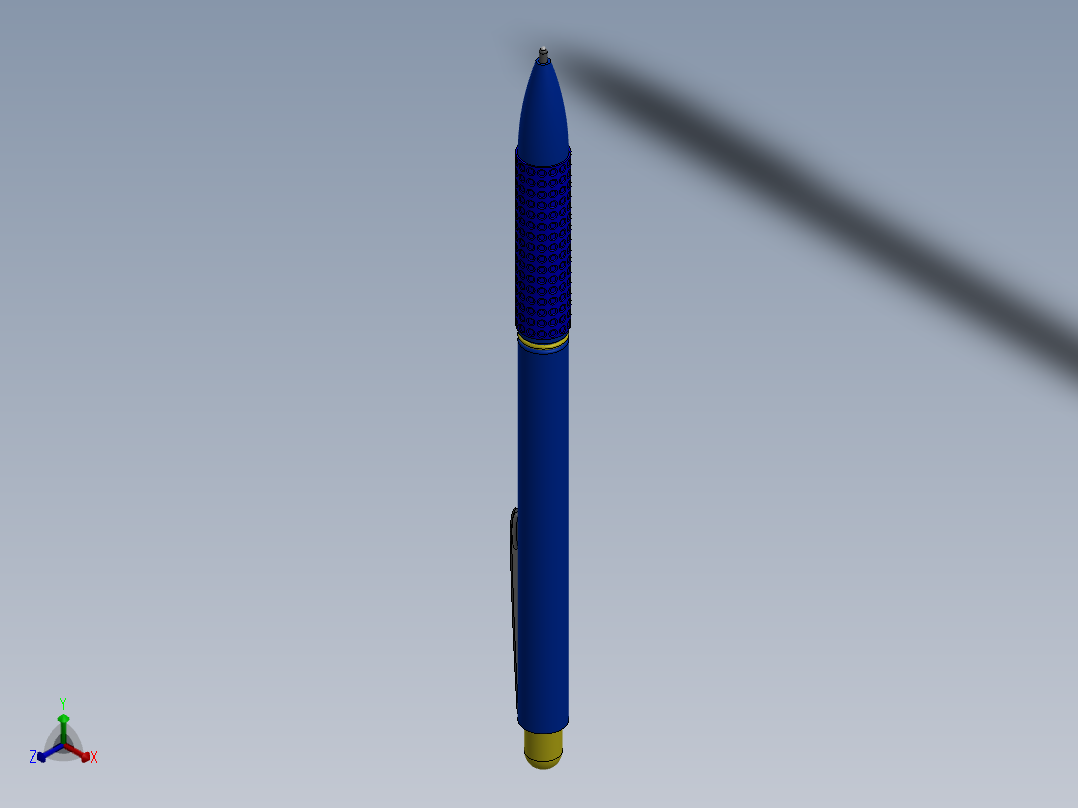 笔、中性笔、铅笔(53)正等轴测图