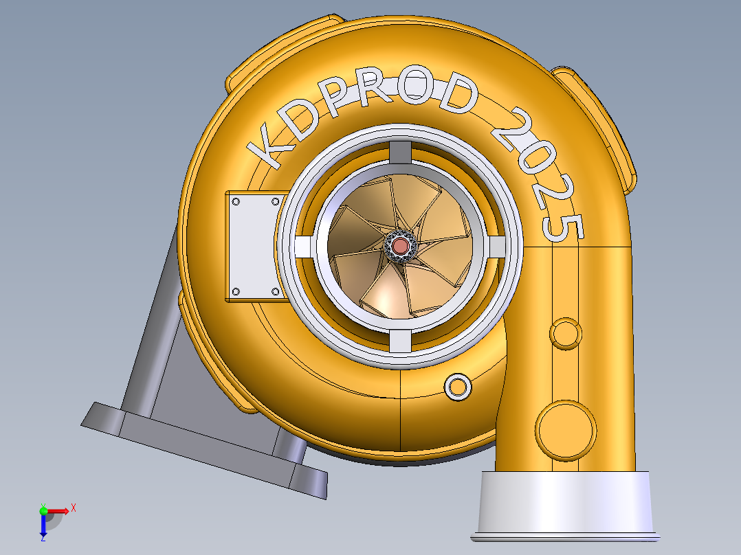 增压器(31)俯视图
