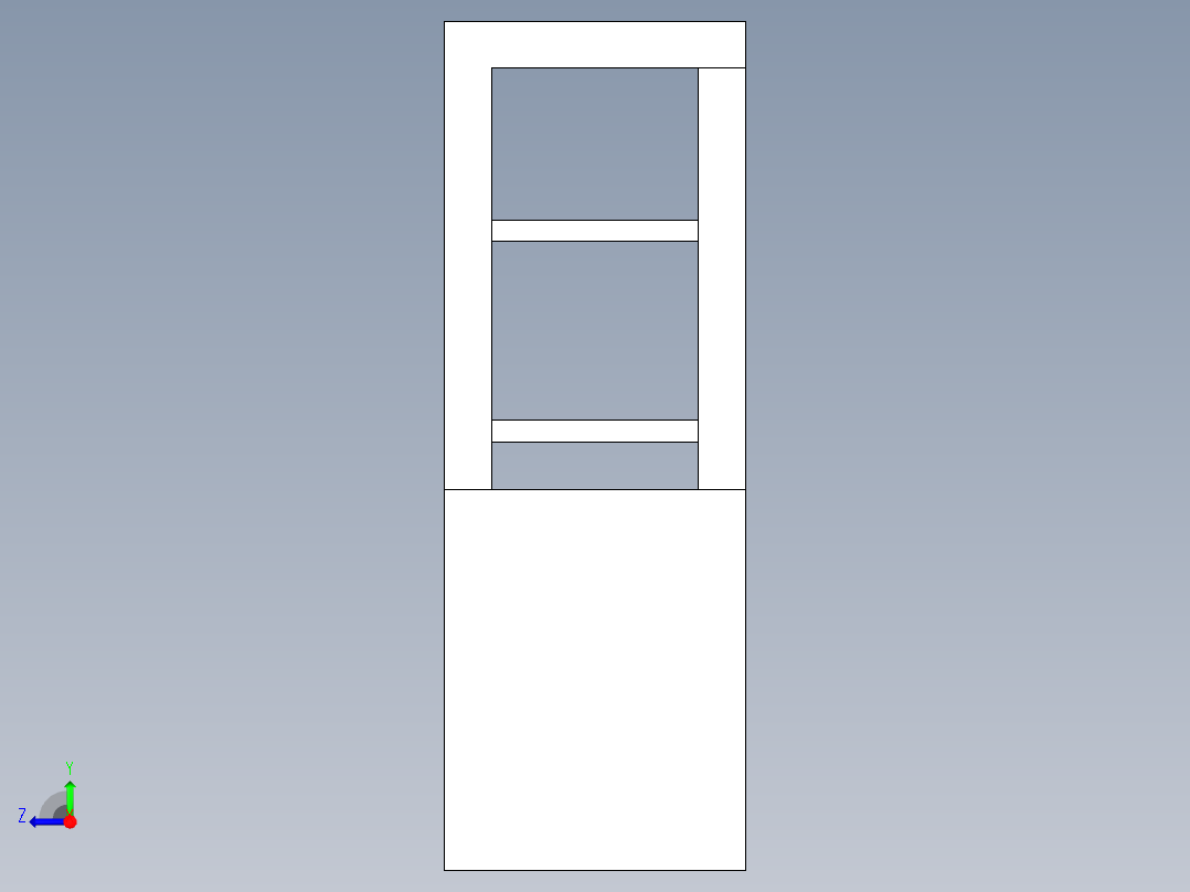 B3004353-电视柜右视图