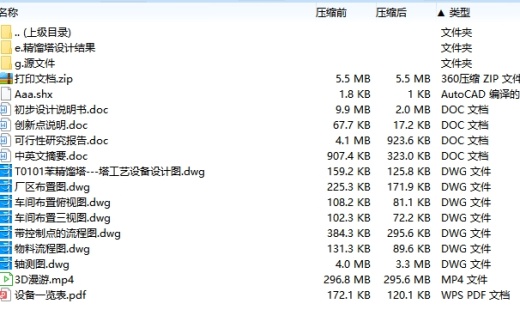 年产50万吨对二甲苯项目-化工设计含CAD图缩略图
