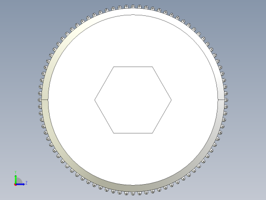 螺栓 3D模型SolidWorks三维设计图左视缩略图