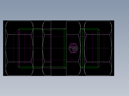 PARKER管接头EO Bulkhead union SV30S71(16)_back