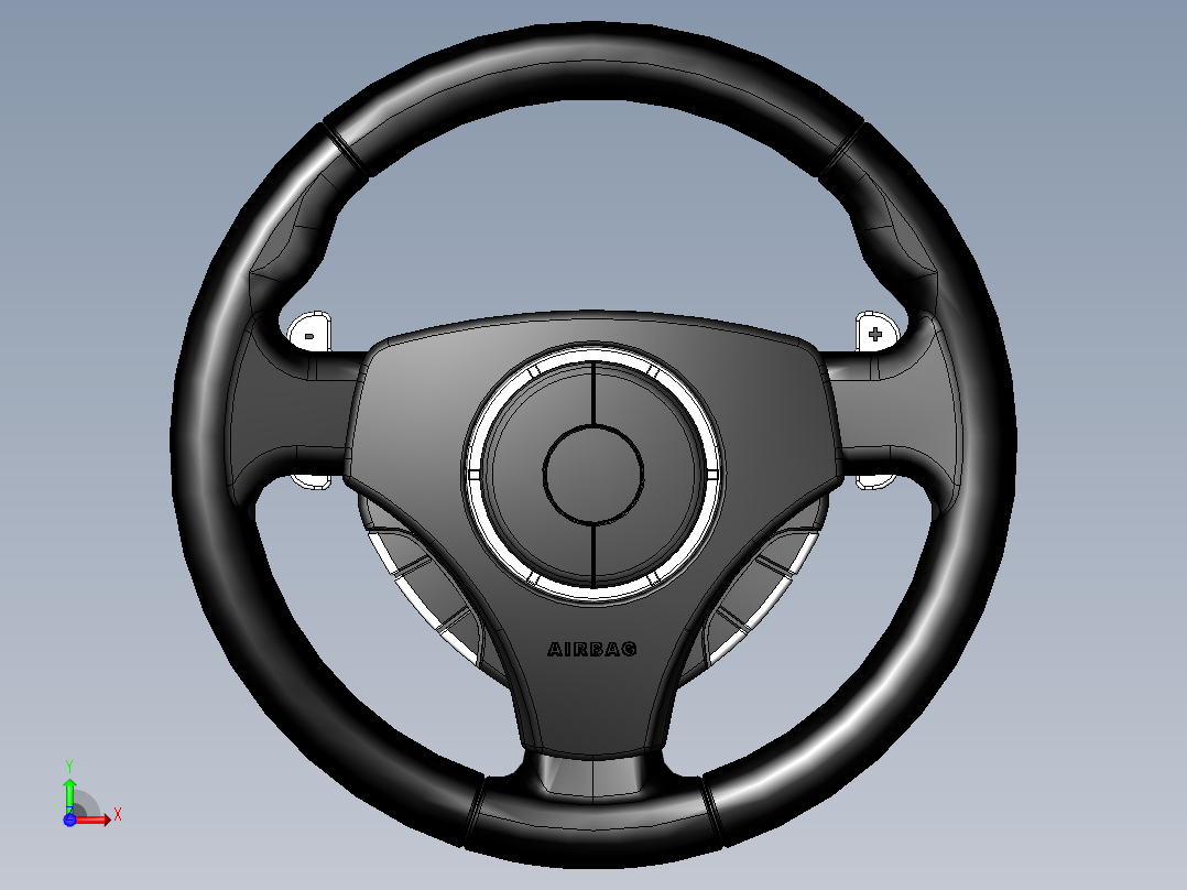 阿斯顿·马丁方向盘前视图