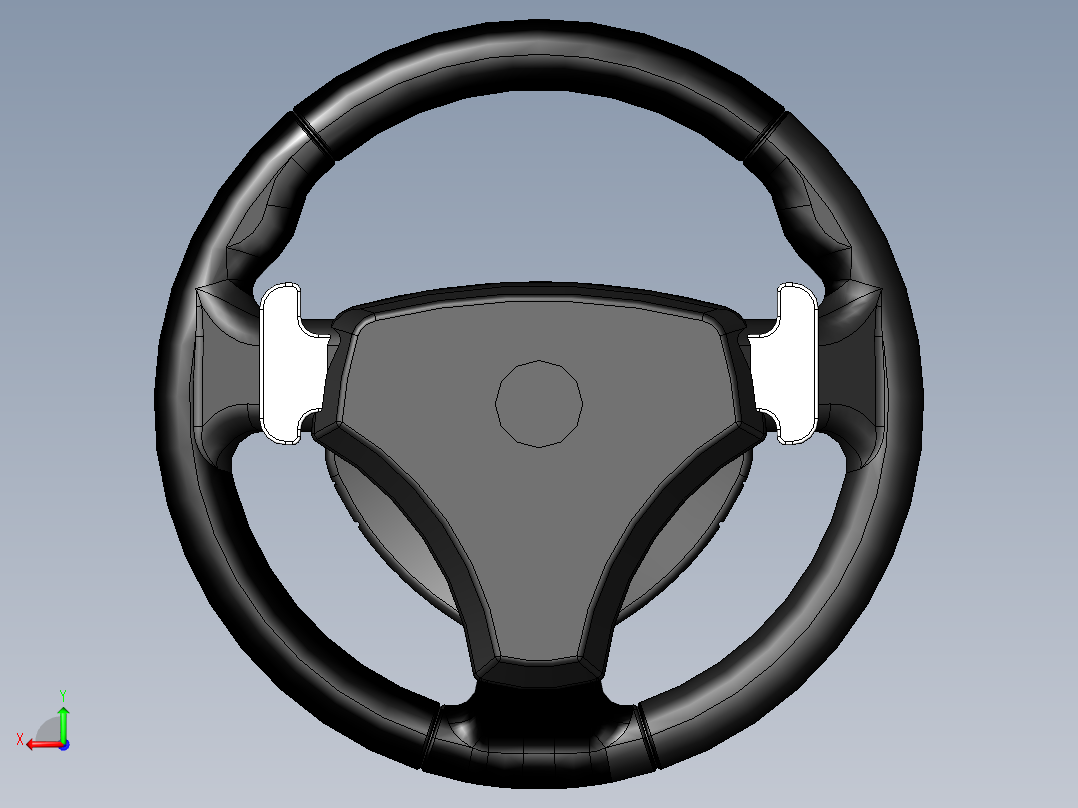 阿斯顿·马丁方向盘后视图