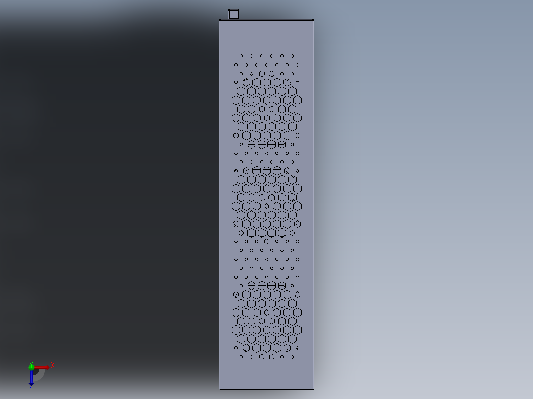 bsbirdi microatx电脑机柜119俯视图