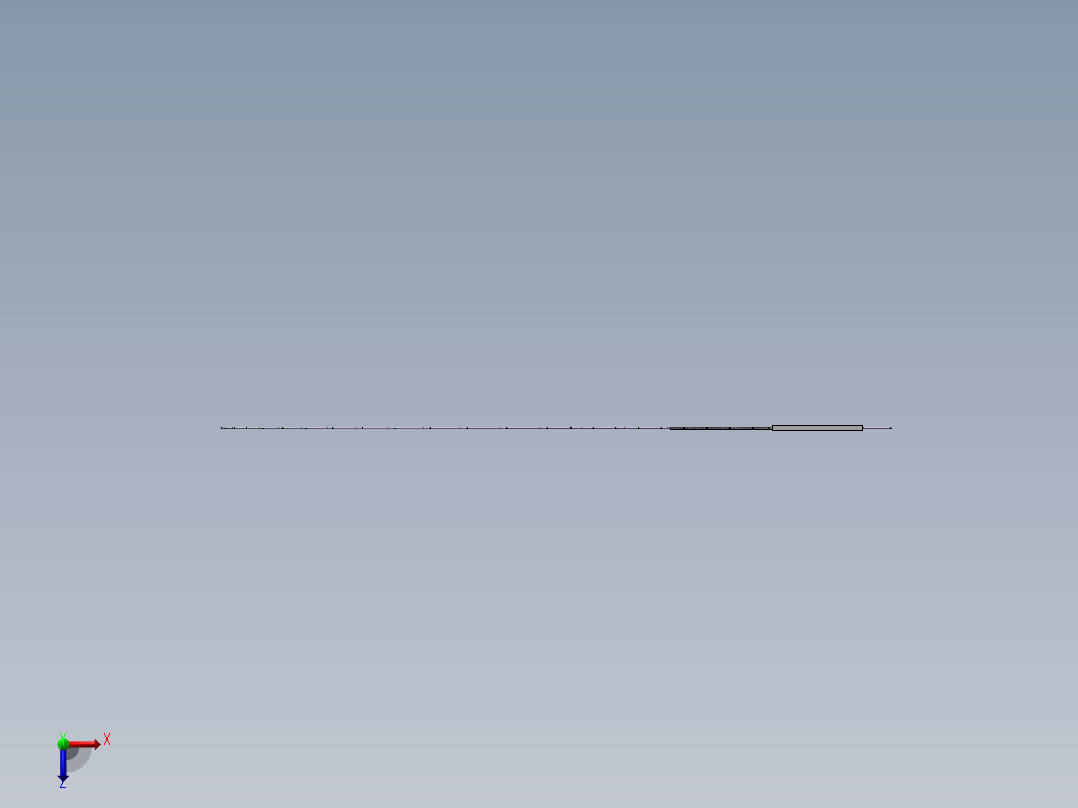 蒲公英刚毛扑翼俯视图