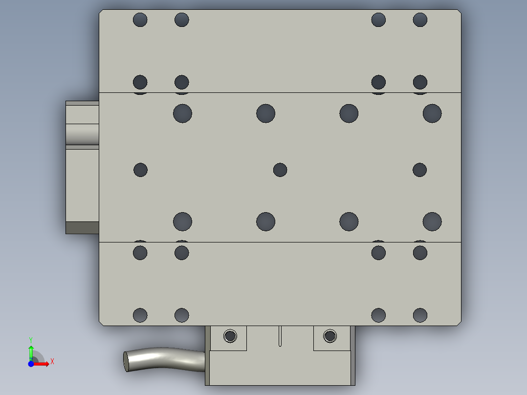 280Z3Kg滑台前视图