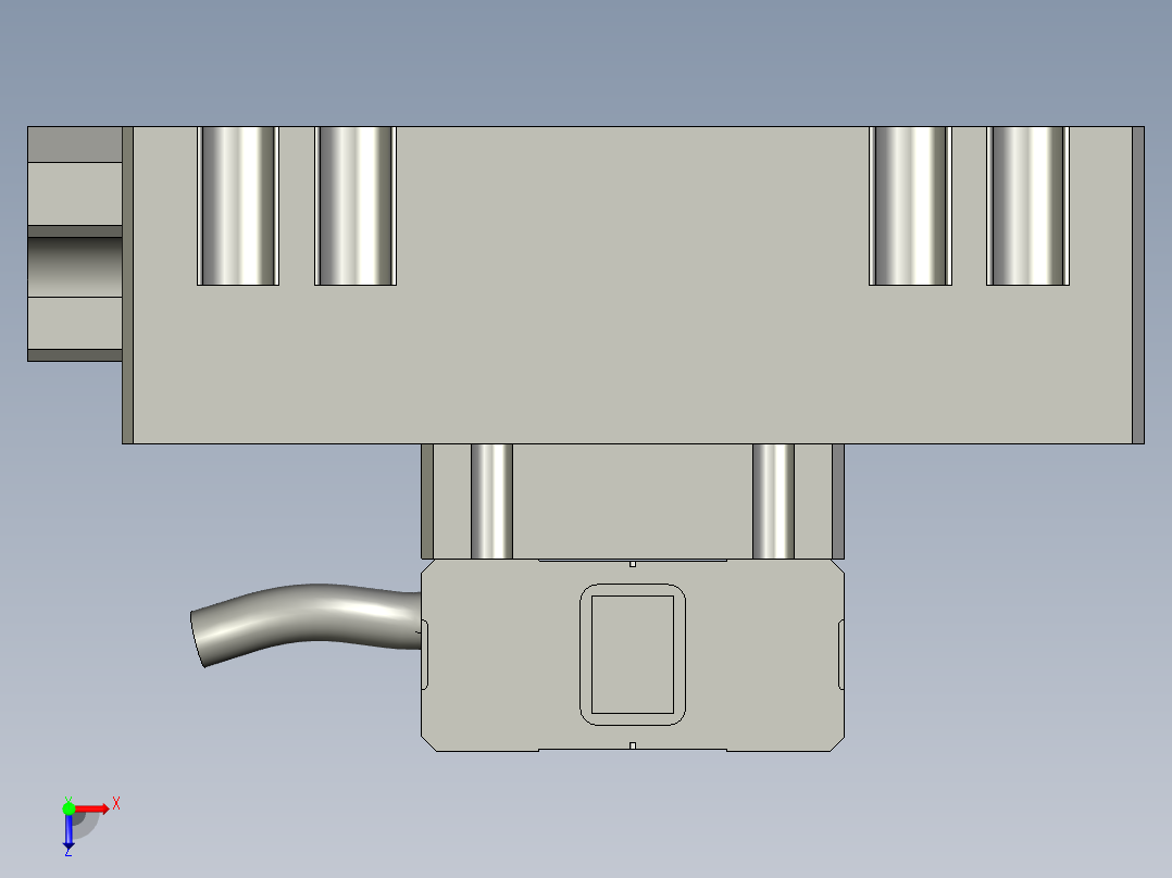 280Z3Kg滑台俯视图
