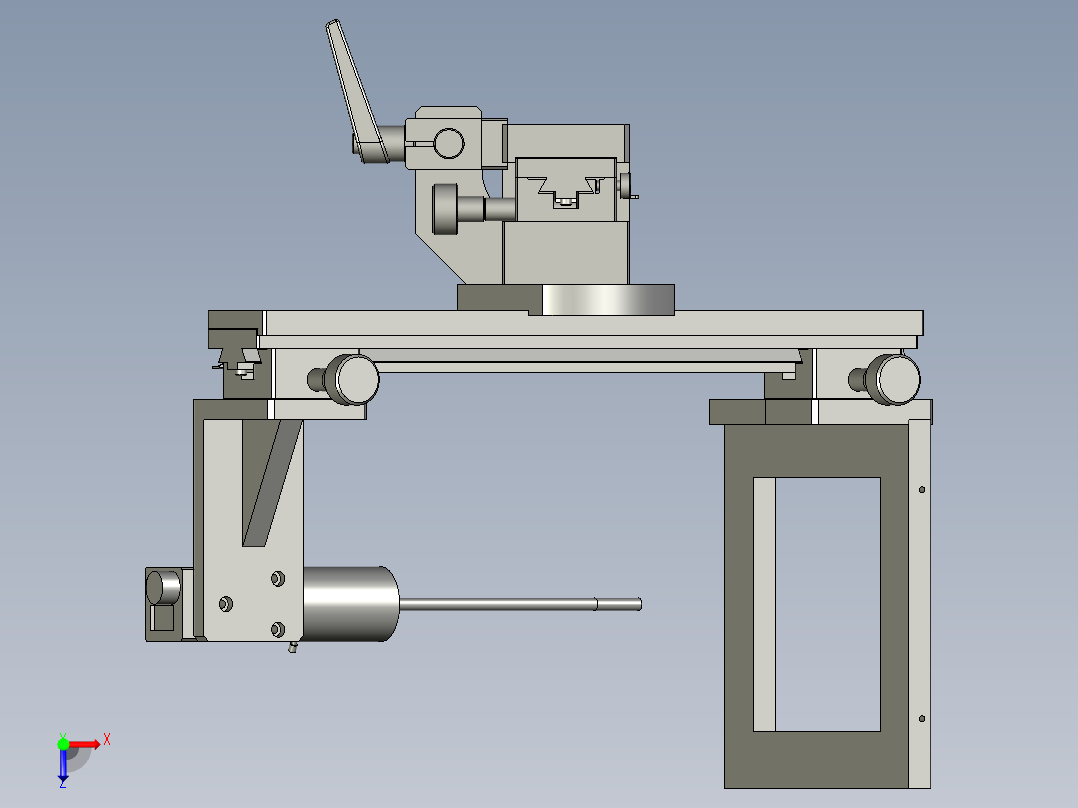 LXYC-BOSS0300倒角拍照机构A面俯视图