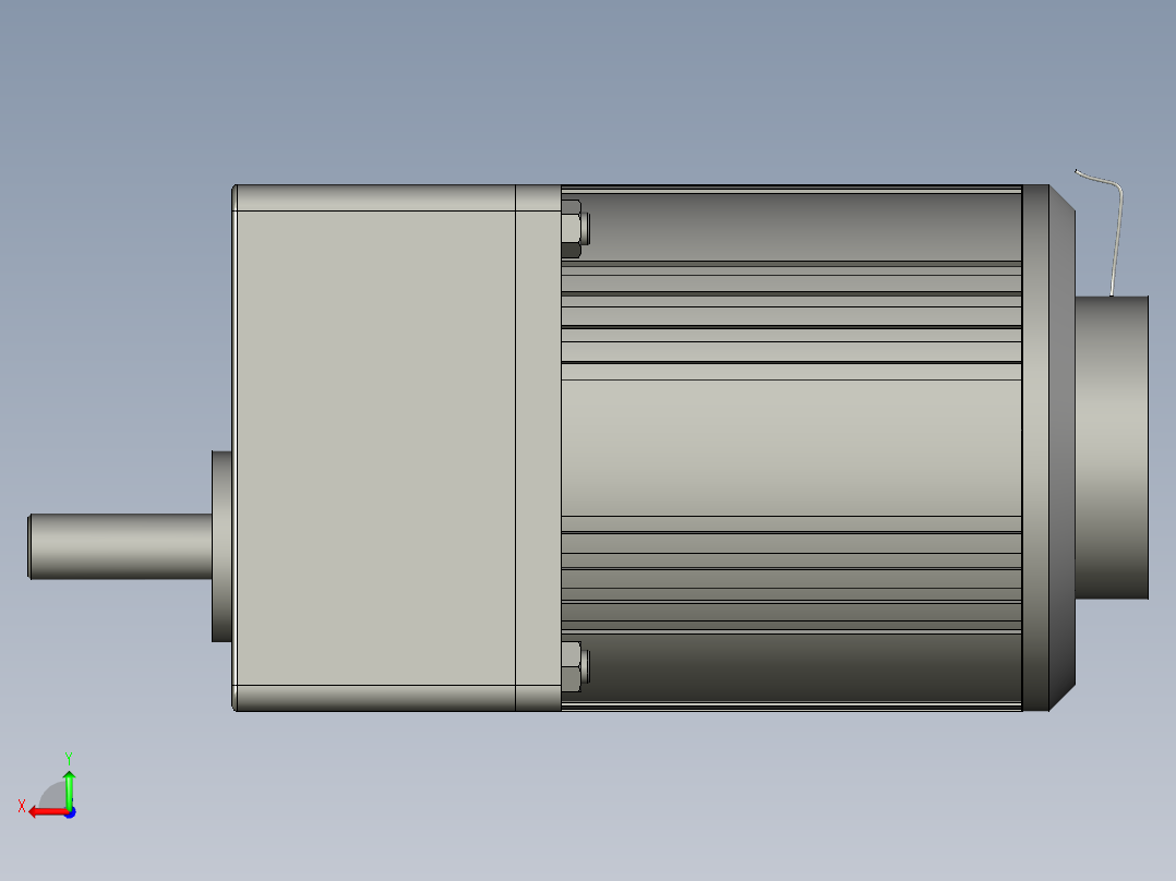 IK-RAC(25W)感应调速电机4IK25RA-C后视图
