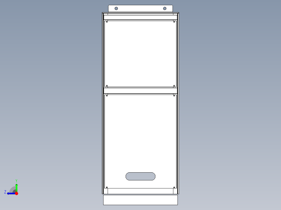 船用配电板右视图