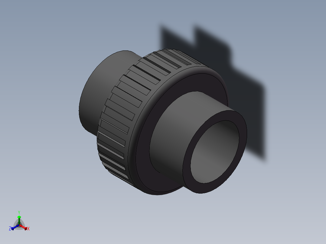 UNION_DN20_PN10_UPVC正等轴测图