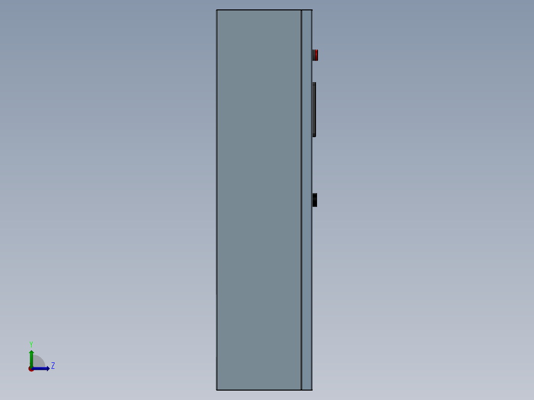 低压面板左视图