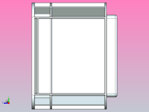 198毫米x 148毫米2120毫米塑胶箱右视缩略图