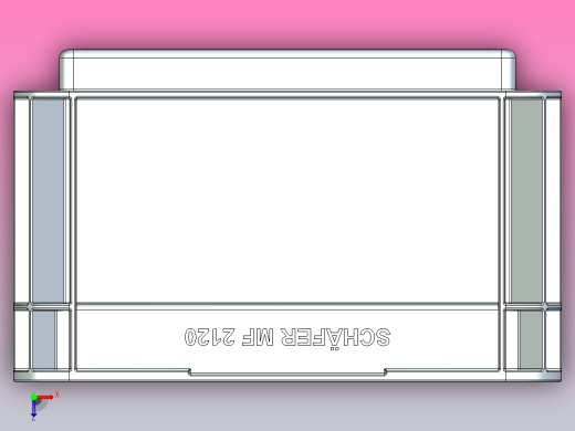 198毫米x 148毫米2120毫米塑胶箱俯视缩略图