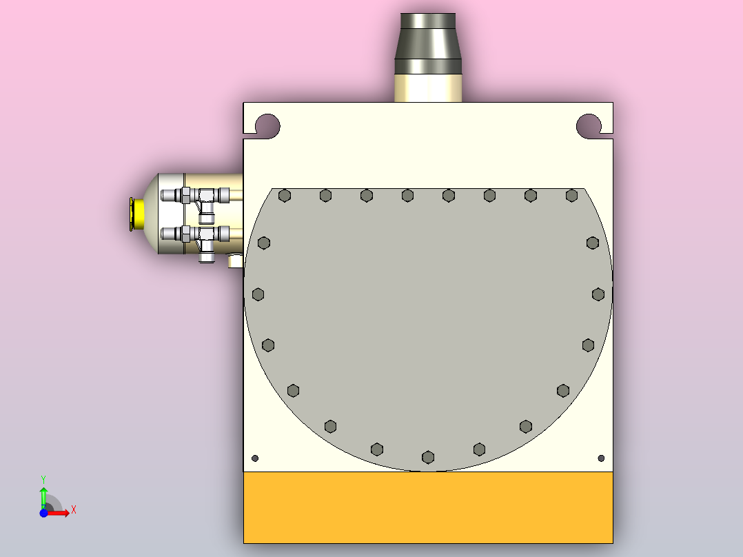 蒸发器模块前视图
