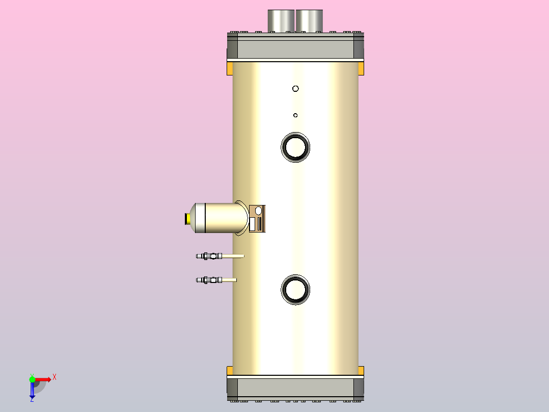 蒸发器模块俯视图