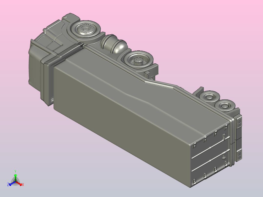 拖车轮子主视图