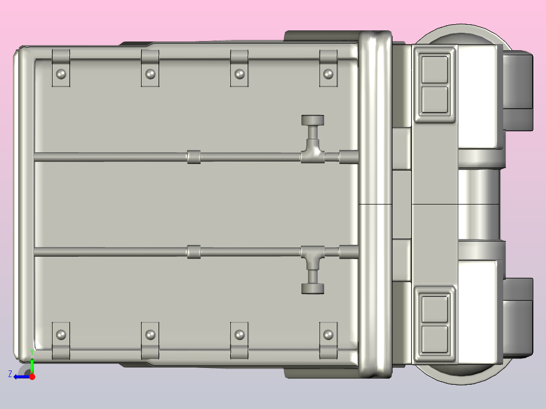 拖车轮子右视图