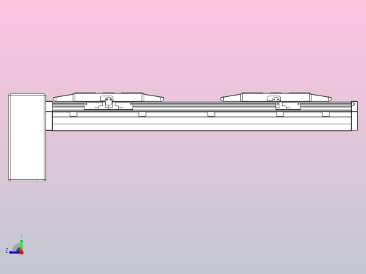 皮带直线轴双滑块型TPA-GCBS-150-P80-L50-RP-M75-N3右视缩略图