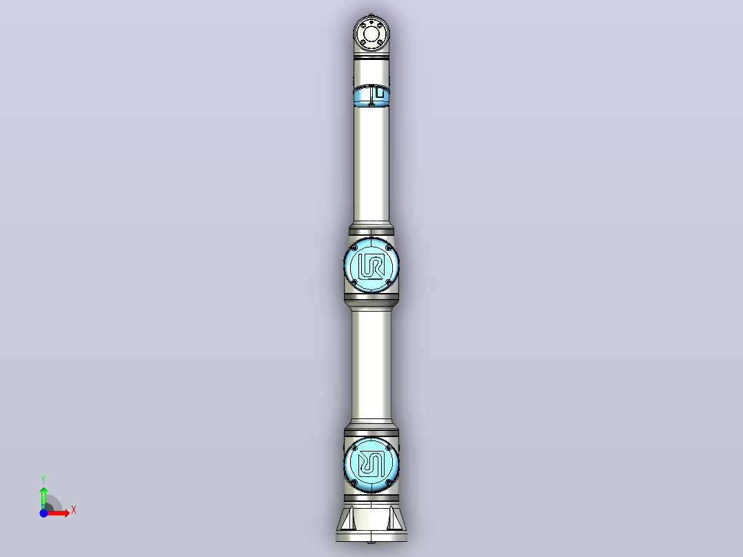 UR5e机械臂前视图