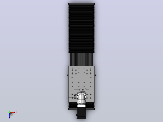 DMG220-FCR齿轮齿条模组直线滑台（电机前折）[DMG220-L20S500-DT750-A2D-FCR-P7]俯视缩略图