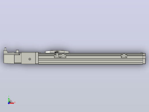 GTH4-L#-250-BC-M05-C3 GTH4内嵌式螺杆滑台 电机直连 TOYO模组滑台电缸前视缩略图