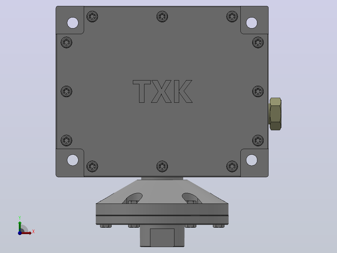 TXK-102隔爆微压控制器[TXK-102隔爆微压控制器(1020301)]前视图