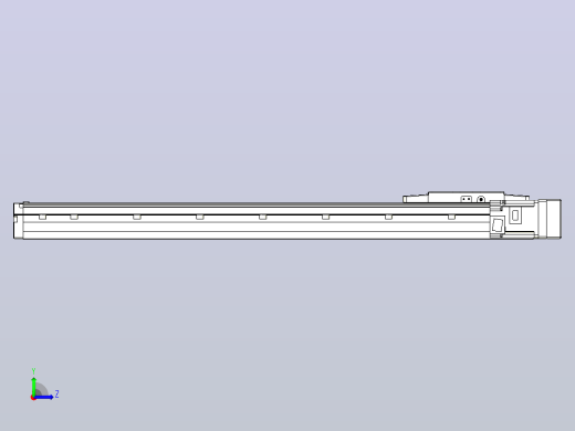 滚珠丝杠直线轴内置导轨TPA-GCR-120-1610C-L600-MR-M40-N3左视缩略图