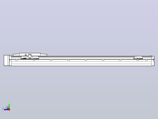 滚珠丝杠直线轴内置导轨TPA-GCR-120-1610C-L600-MR-M40-N3右视缩略图