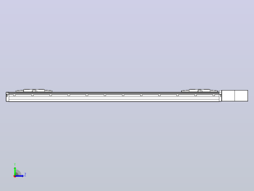 皮带直线轴双滑块型TPA-GCBS-120-P70-L350-QL-M20-N3左视缩略图
