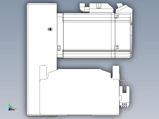 皮带直线轴半封闭可选导轨TPA-HNB-105D-90-L2550-RU-Y-P20-N3前视缩略图