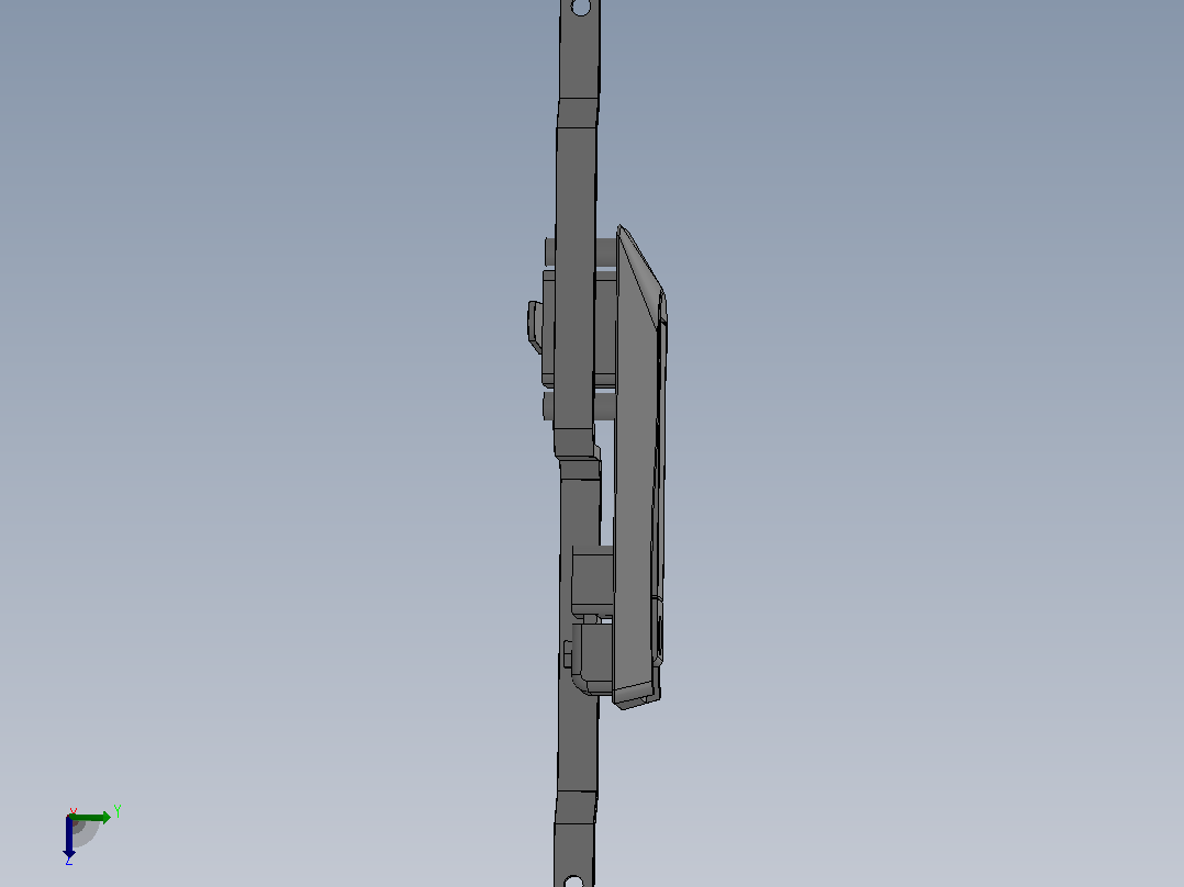 MS-460-1[MS460-1-1.2]电柜门锁主视图