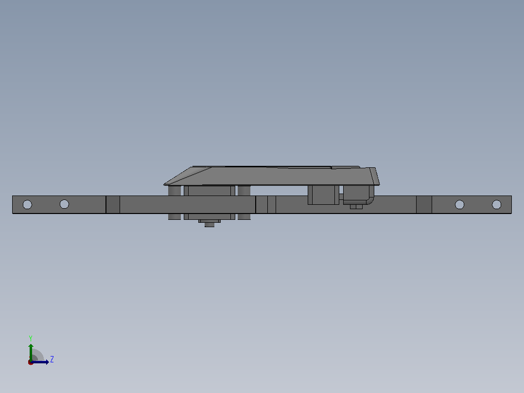MS-460-1[MS460-1-1.2]电柜门锁左视图