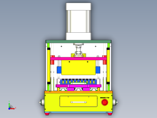 SN80256 IC成型切割夹具step前视缩略图