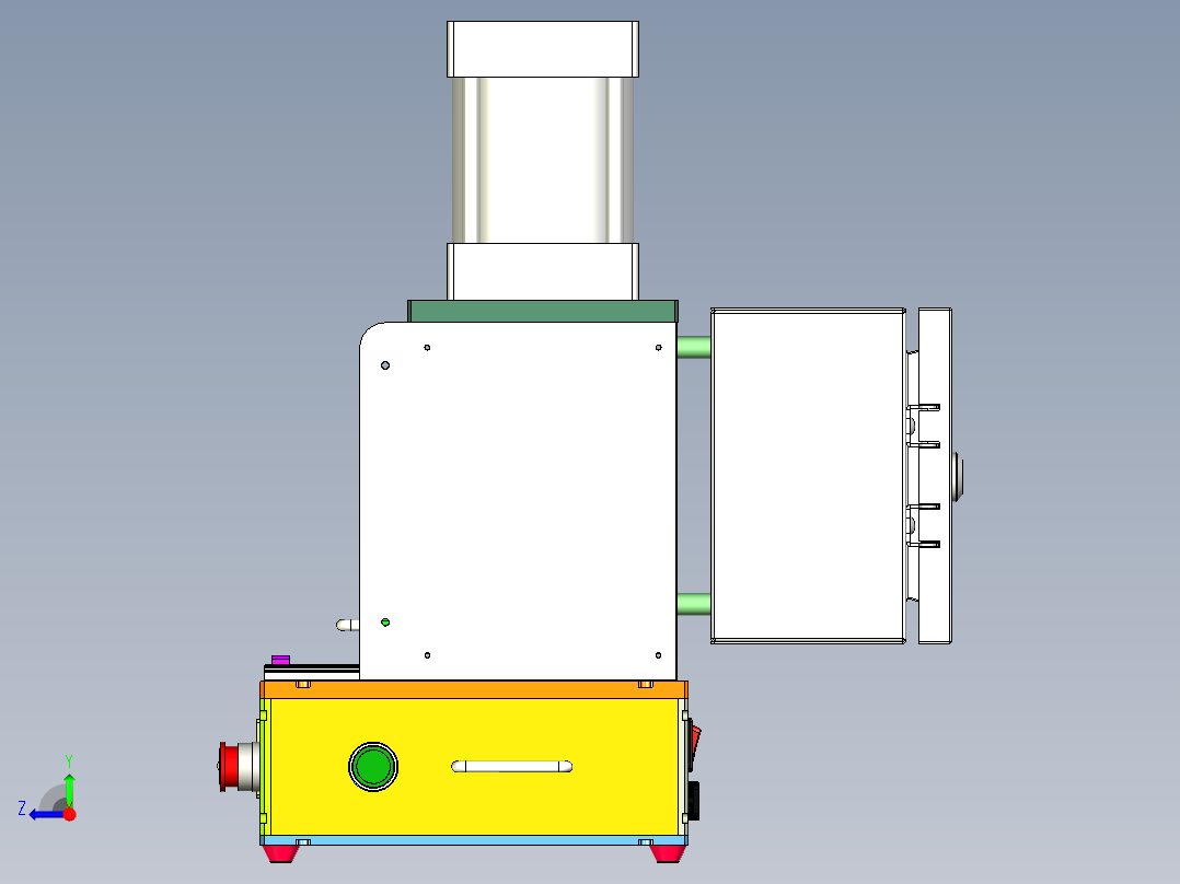 SN80256 IC成型切割夹具step右视图