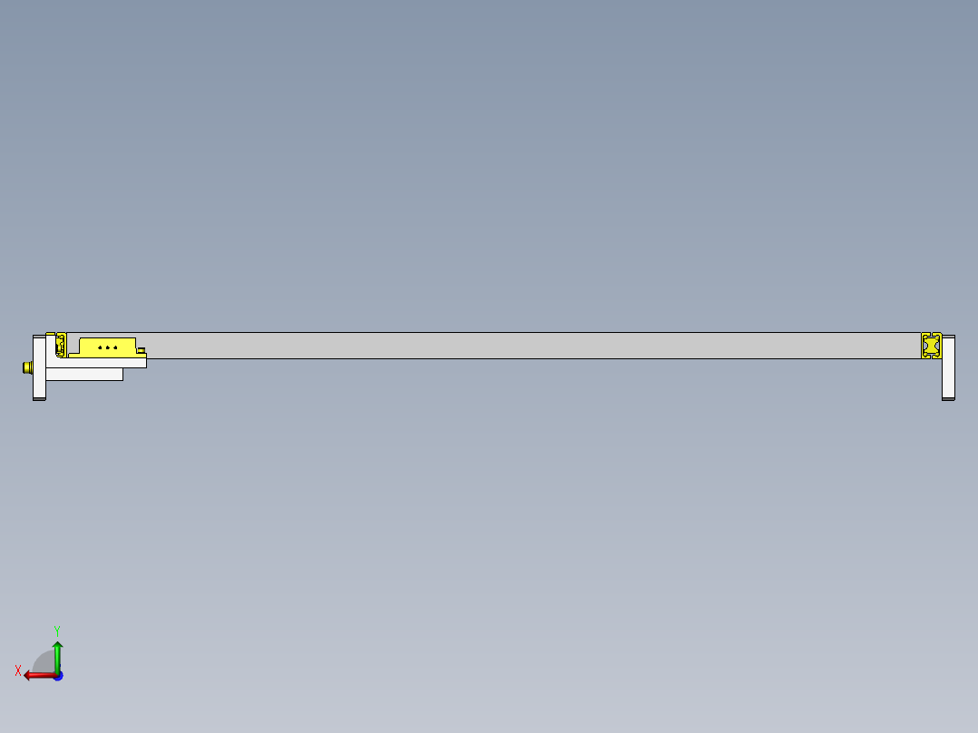废料维护机构后视图