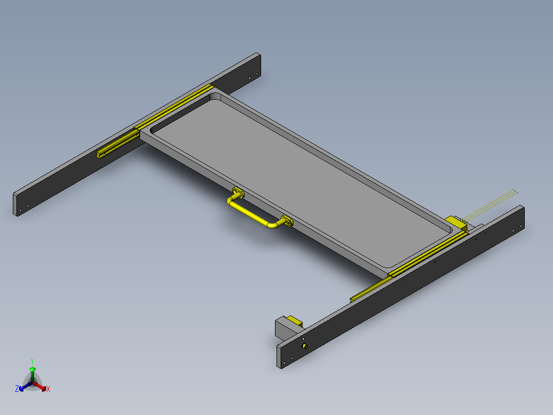 废料维护机构正等轴测图
