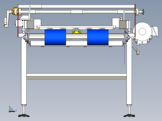 托盘输送机【彩红网3D模型-caired.com】左视缩略图