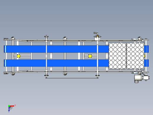 托盘输送机【彩红网3D模型-caired.com】俯视缩略图