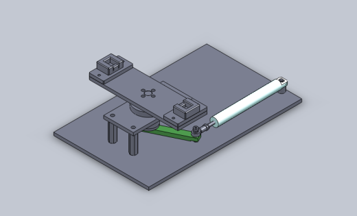 摆动工作台3D模型缩略图