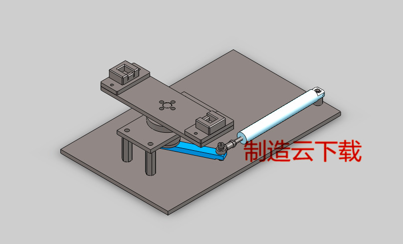 摆动工作台3D模型