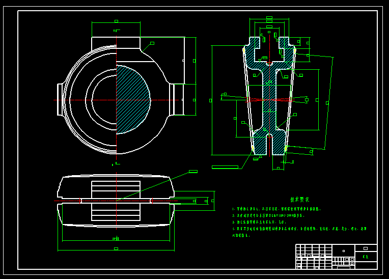 闸阀结构设计（含CAD图纸+说明书）