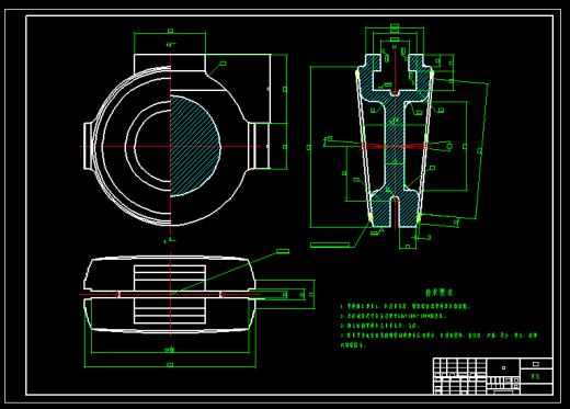 闸阀结构设计（含CAD图纸+说明书）缩略图