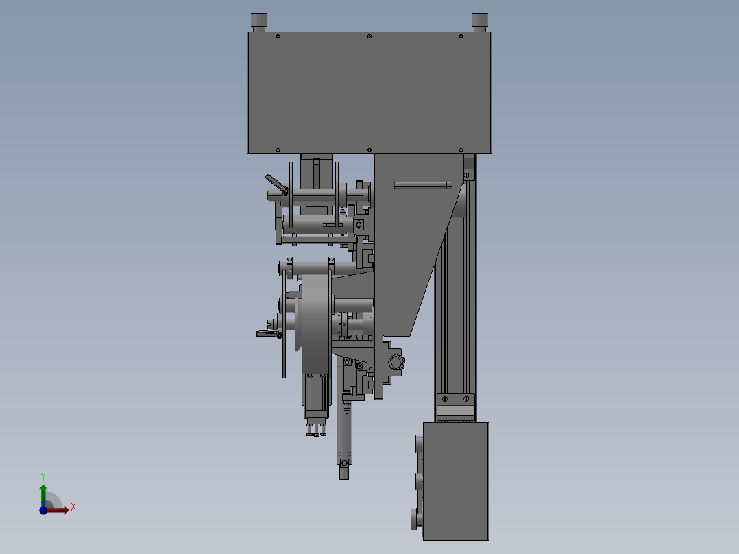 119线材贴标机(1)前视图