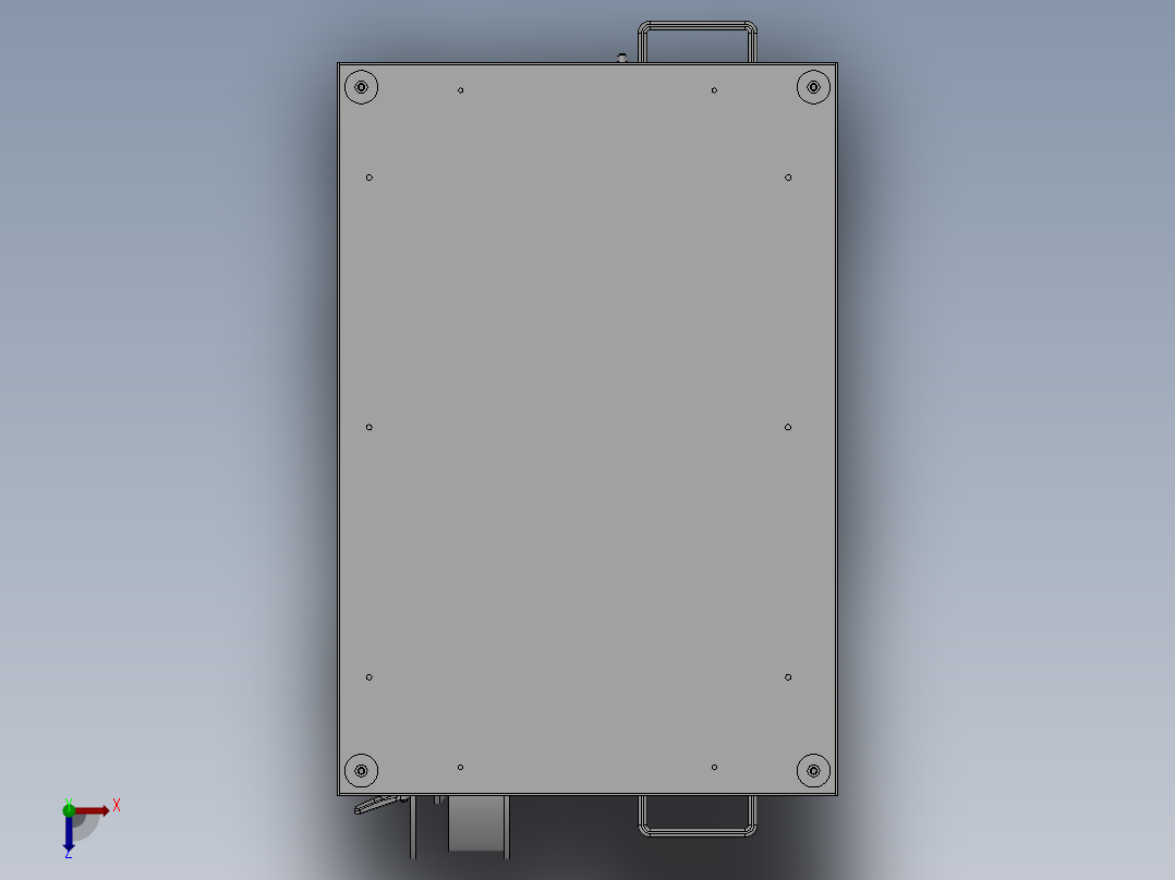 119线材贴标机(1)俯视图