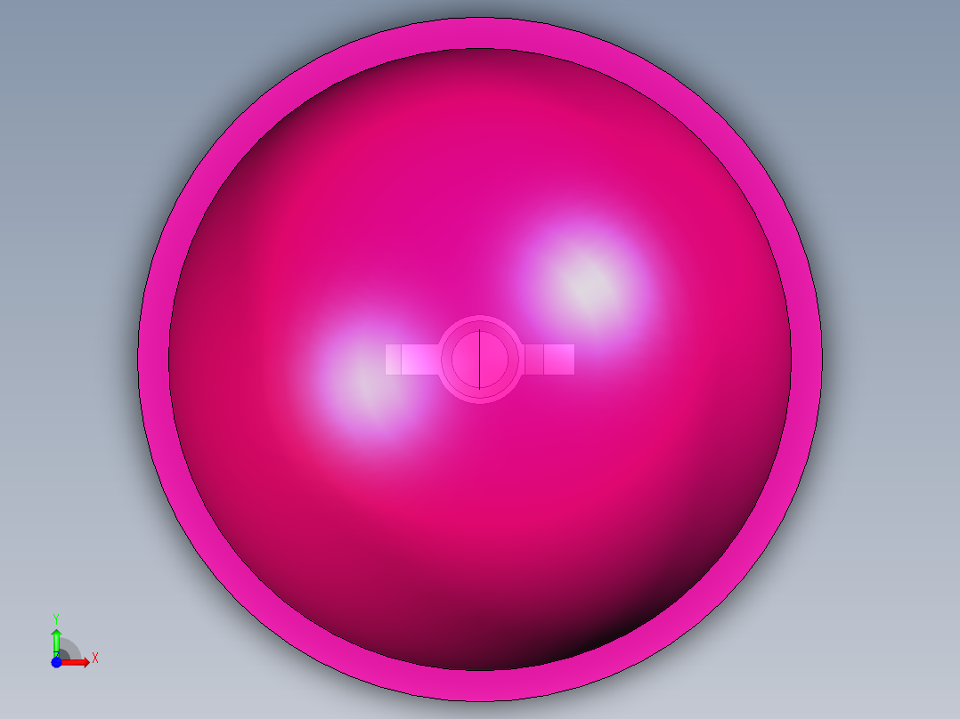 LED_Round_Rose_D10.0mm前视图