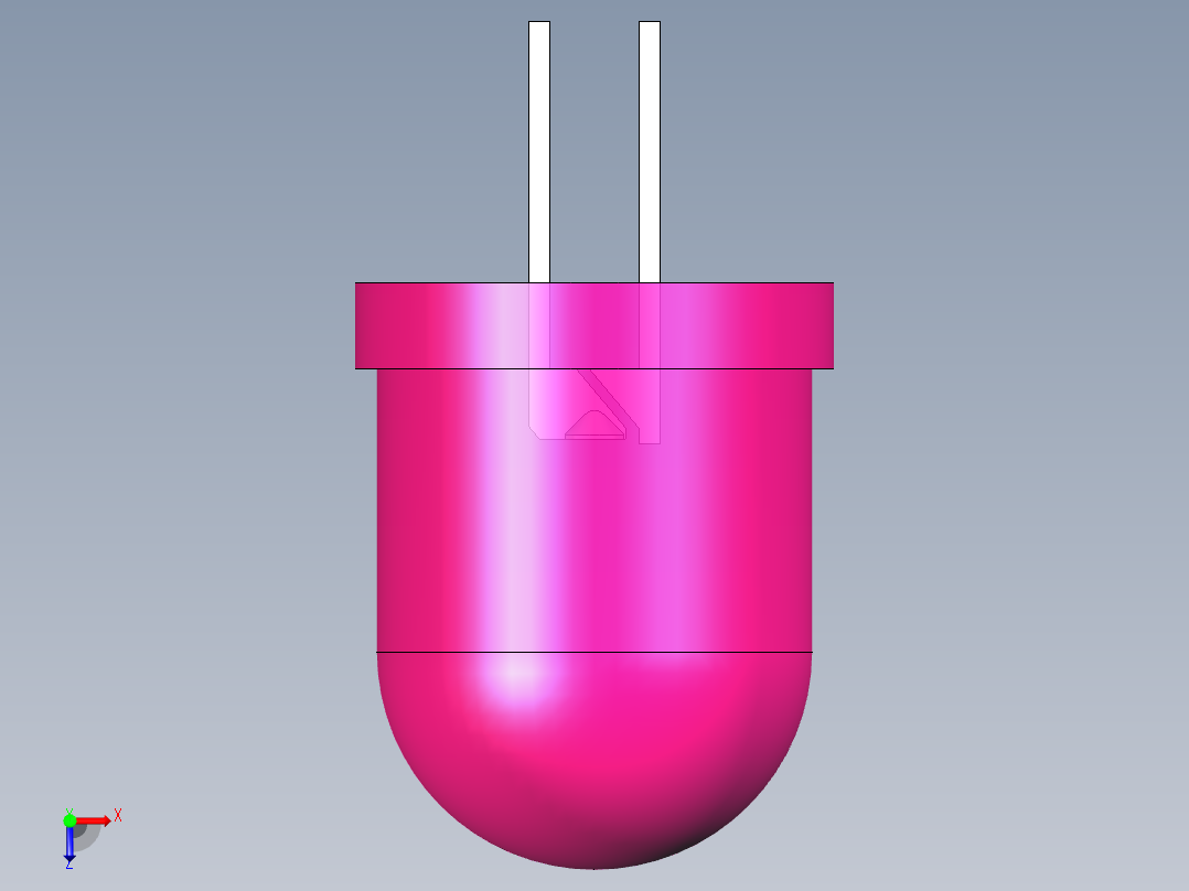 LED_Round_Rose_D10.0mm俯视图