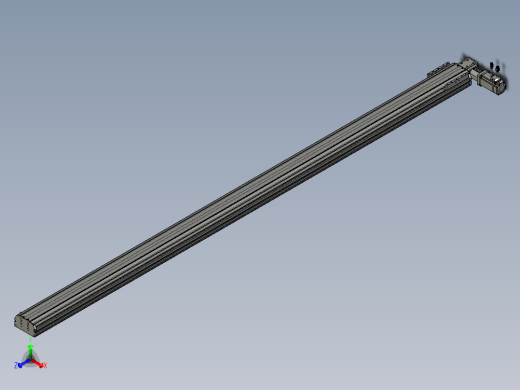 东锦同步带传动-直线滑台模组DH135B-L125-S2650-BL-P400W-C3